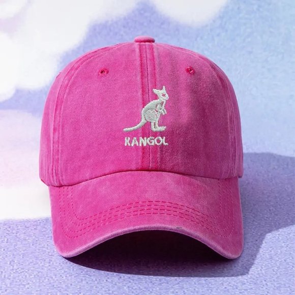 NiB Fashionable Kangol Adjustable Cotton Baseball-style Cap Hat Washed Pink main image 9